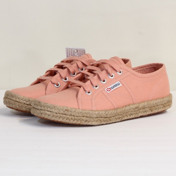 Superga 2750 Rope Dusty Pink Unisex Canvas Sneakers NWT - Picture 8 of 10